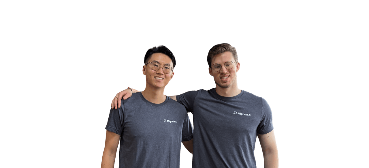 Sean Chun and Vik Makarskyy - Migrate AI Founders